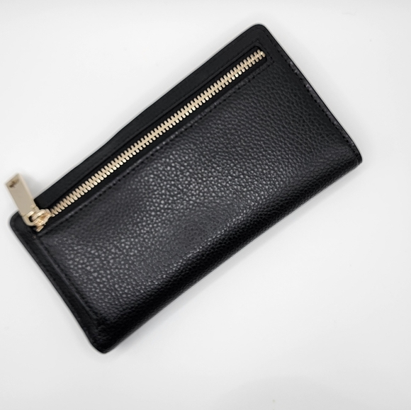 NWT Kate Spade Black Leather wallet - Picture 3 of 4